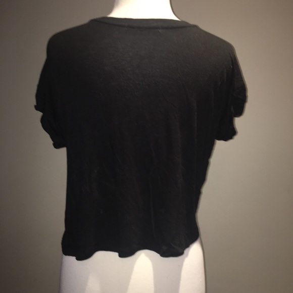Ladies black tshirt size M - Picture 2 of 3